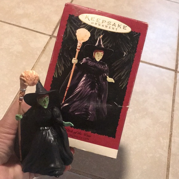 VINTAGE 1996 WITCH OF THE WEST THE WIZARD OF OZ ORNAMENT - Picture 14 of 17